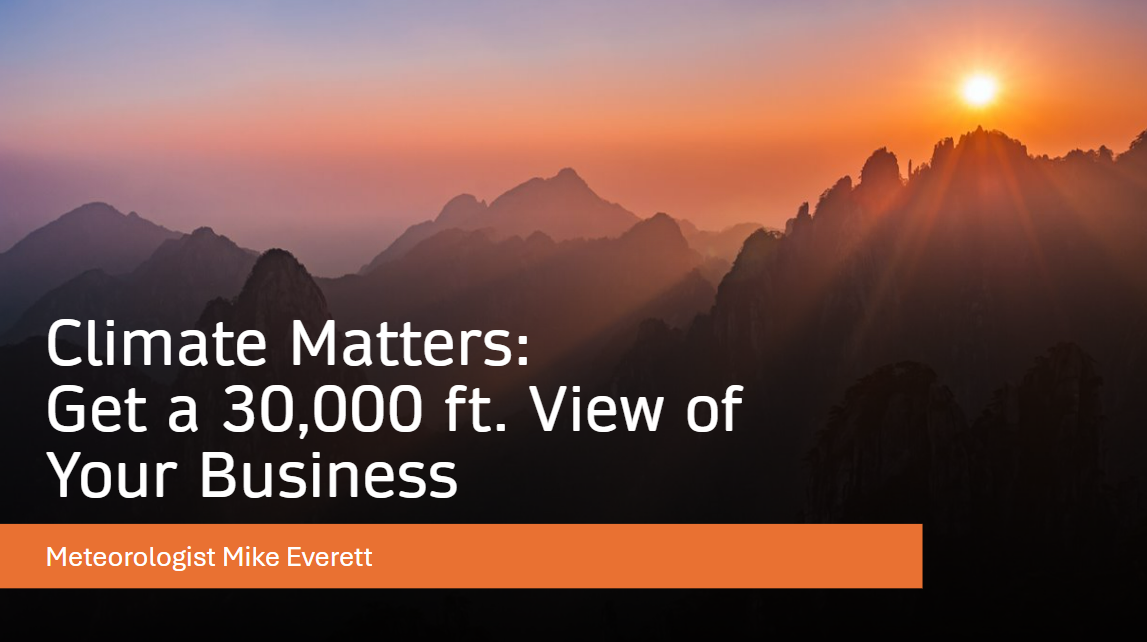 Mike Everett - 30,000 ft. view of your business